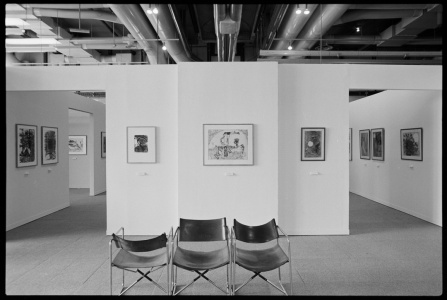 Vue de salles / Jacques Faujour ©Bibliothèque Kandinsky, MNAM-CCI, Centre Pompidou